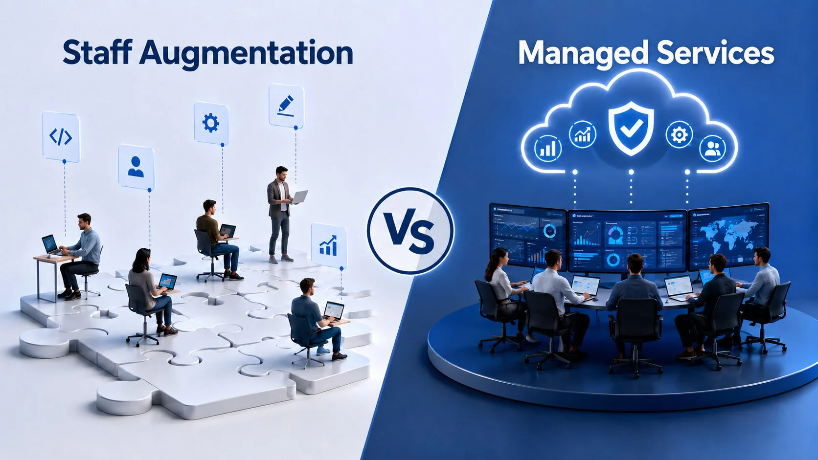 Staff Augmentation vs Managed Services: Which Model Is Right for Your Project?