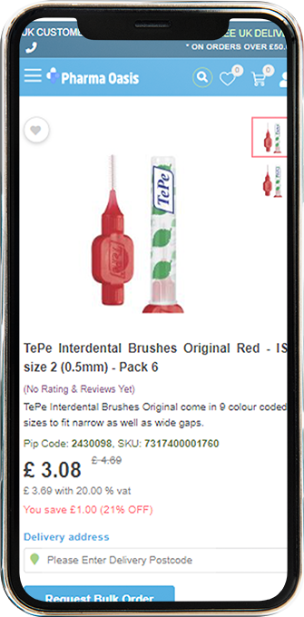 Online store for Healthcare Products architecture