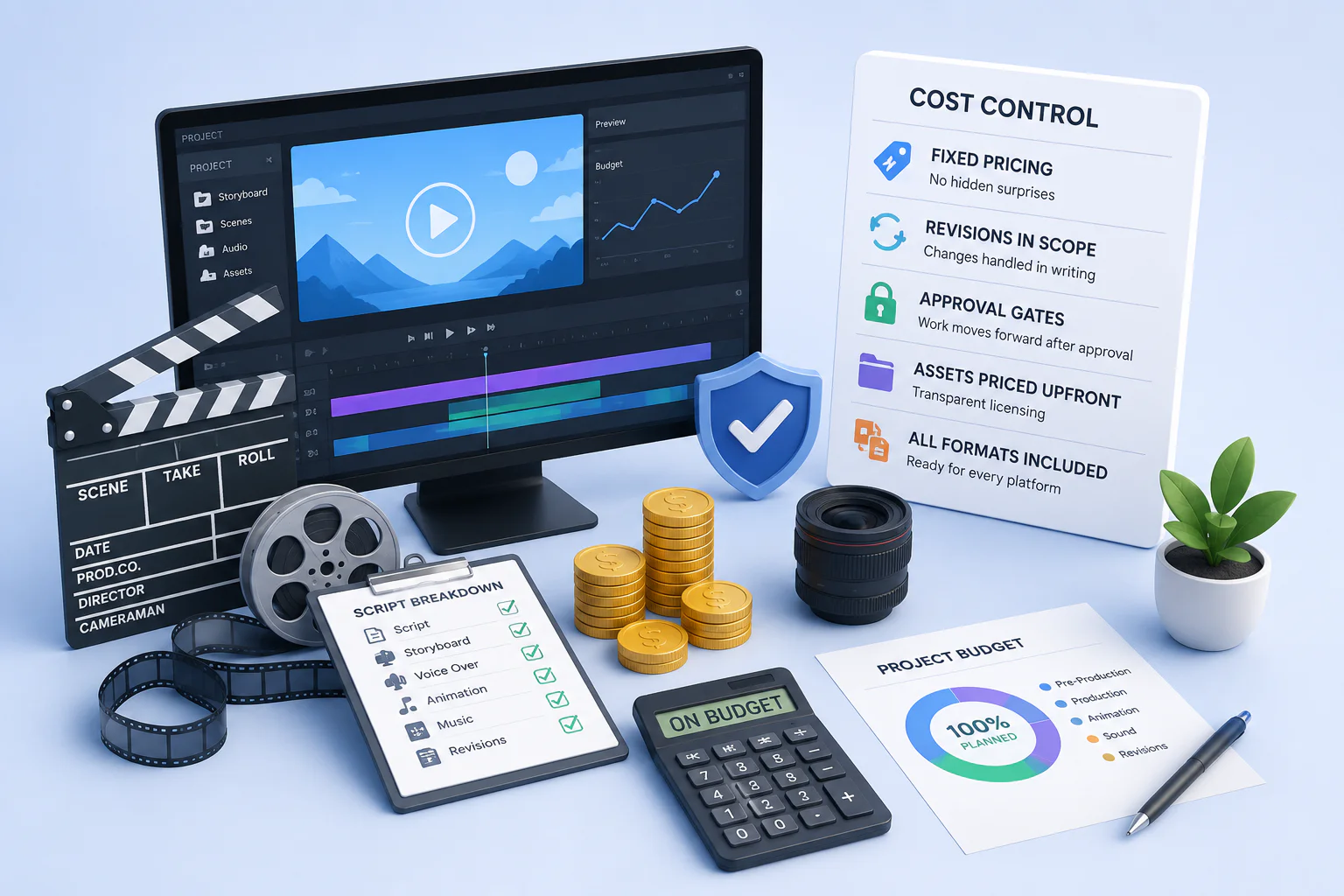 Video budgets that hold their shape.