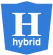 Hybrid logo